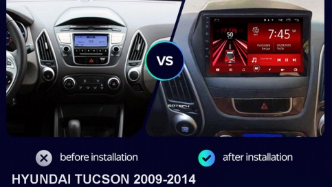 Màn hình Gotech GT6 New Hyundai Tucson 2009 - 2014